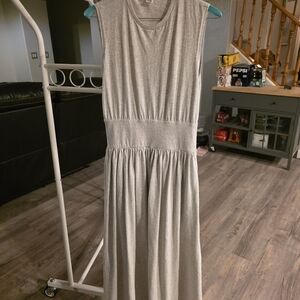 Toteme Light Gray Maxi Dress